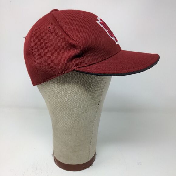 Steve & Barry's IU Indiana Hoosiers Strapback Hat Red 7 1/8 Embroidered Logo - Picture 6 of 10